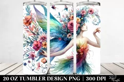 Fairy Dancing Floral Wreath Tumbler Product Image 2