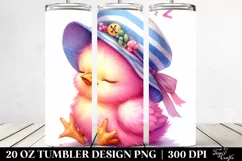 Sleeping Baby Chicken with Sailor Tumbler Product Image 2