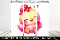 Sleeping Baby Chicken with Sailor Tumbler Product Image 2