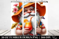 Colorful Gnome Beach Cocktail | 20 oz Tumbler Product Image 2