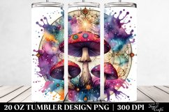 Vibrant Magical Mushroom Tarot Clipart Product Image 2