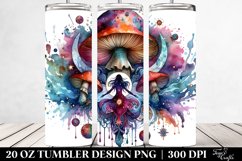 Vibrant Magical Mushroom Tarot Clipart Product Image 2