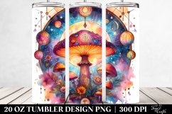 Vibrant Magical Mushroom Tarot Clipart Product Image 2