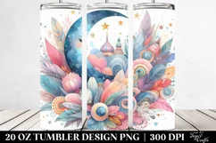Colorful Pastel Moon | 20 Oz Tumbler Product Image 2