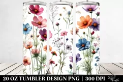 Bold Wild Flowers | 20 Oz Tumbler Product Image 2