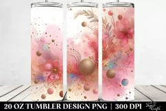 Colorful Pinkish Metallic Insertions | 20 Oz Tumbler Product Image 2