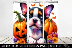 Colorful Boston Terrier Clipart PNG Product Image 2