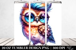 Cute Baby Owl Model | 20 oz Tumbler Product Image 2