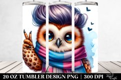 Cute Baby Owl Model | 20 oz Tumbler Product Image 2