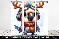 Enthusiastic Parrot in Party Hat, Transparent PNG Product Image 2