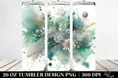 Colorful Greenish Silver Foil | 20 Oz Tumbler Product Image 2