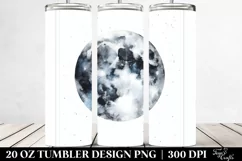 Simple Moon Watercolor Image | 20 oz Tumbler Product Image 2