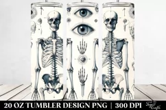 Simple Watercolor Skeleton | 20 oz Tumbler Product Image 2