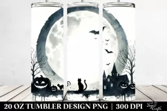 Vintage Halloween Black Cat | 20 oz Tumbler Product Image 2