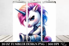 Cute Baby Unicorn | 20 oz Tumbler Product Image 2