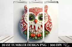 Whimsical Candy Owl Clipart 20 Oz Tumbler Product Image 2