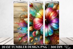 Petunia on Wooden Background | 20 Oz Tumbler Product Image 2