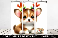 Enthusiastic Baby with Reindeer Horns, Transparent PNG Product Image 2