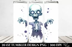 Simple Funny Halloween Clipart, 20 Oz Tumbler Product Image 2