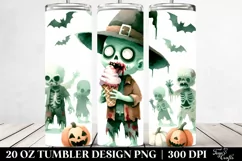 Simple Funny Halloween Clipart, 20 Oz Tumbler Product Image 2