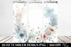 Simple Washed Watercolor | 20 oz Tumbler Product Image 2
