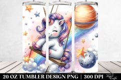 Colorful Unicorn Swing | 20 Oz Tumbler Product Image 2