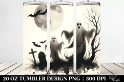 Vintage Halloween Ghost | 20 oz Tumbler Product Image 2