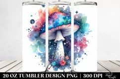 Colorful Magical Mushroom | 20 Oz Tumbler Product Image 2