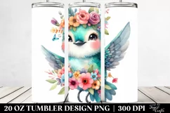 20 Oz Tumbler Sublimation | Colorful Cute Smiling Product Image 2