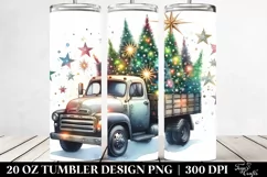 Truck with Christmas Trees Clipart Product Image 2