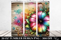 Colorful Petunia | 20 Oz Tumbler Product Image 2