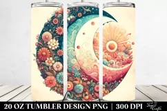 Vintage Moon Whimsical | 20 oz Tumbler Product Image 2