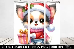 Enthusiastic Baby with Santa Hat, Transparent PNG Product Image 2