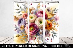 Colorful Abstract Bouquet | 20 Oz Tumbler Product Image 2