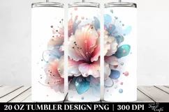 Pastel Glossy Azalea Splash | 20 oz Tumbler Product Image 2