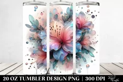 Pastel Glossy Azalea Splash | 20 oz Tumbler Product Image 2