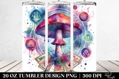 Vibrant Magical Mushroom Tarot Clipart Product Image 2