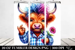 Expressionate Baby Cow in Pajamas, Transparent PNG Product Image 2