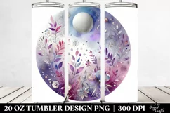 Colorful Purple Watercolor Background | 20 Oz Tumbler Product Image 2