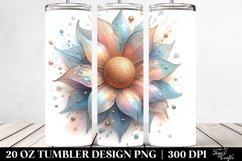 Shiny Sunflower made of 20 Oz Tumbler Product Image 2