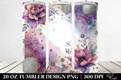 Colorful Purple Foil | 20 Oz Tumbler Product Image 2