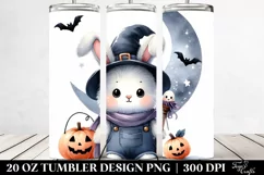Spooky Halloween Baby Bunny, High-Res PNG Product Image 2