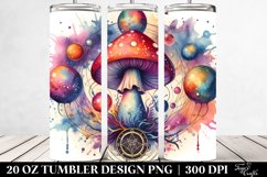 Vibrant Magical Mushroom Tarot Clipart Product Image 2