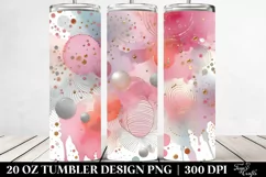 Colorful Pinkish Drips | 20 Oz Tumbler Product Image 2