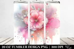 Colorful Pinkish Drips | 20 Oz Tumbler Product Image 2