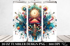 Magical Celestial Mushroom 20 Oz Tumbler Product Image 2