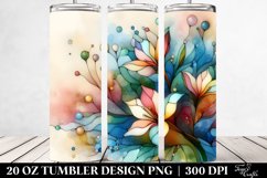 Wooden Small Stained Freesia 20 Oz Tumbler Product Image 2
