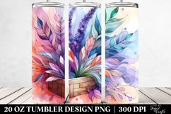 abstract Pastel Wooden Stained Lavender Watercolor Splash Product Image 2