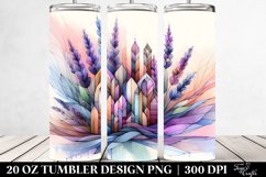 abstract Pastel Wooden Stained Lavender Watercolor Splash Product Image 2