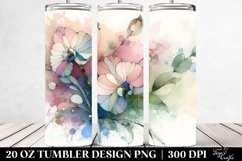 Wooden Small Stained Sweet Pea 20 Oz Tumbler Product Image 2
